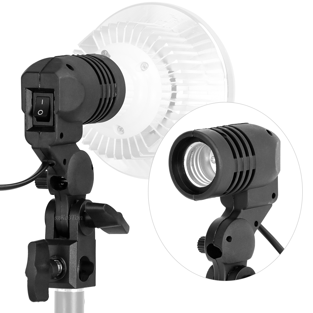 Photography Umbrella - Einzigen Kopf Lampenfassung E27 Sockel Flash