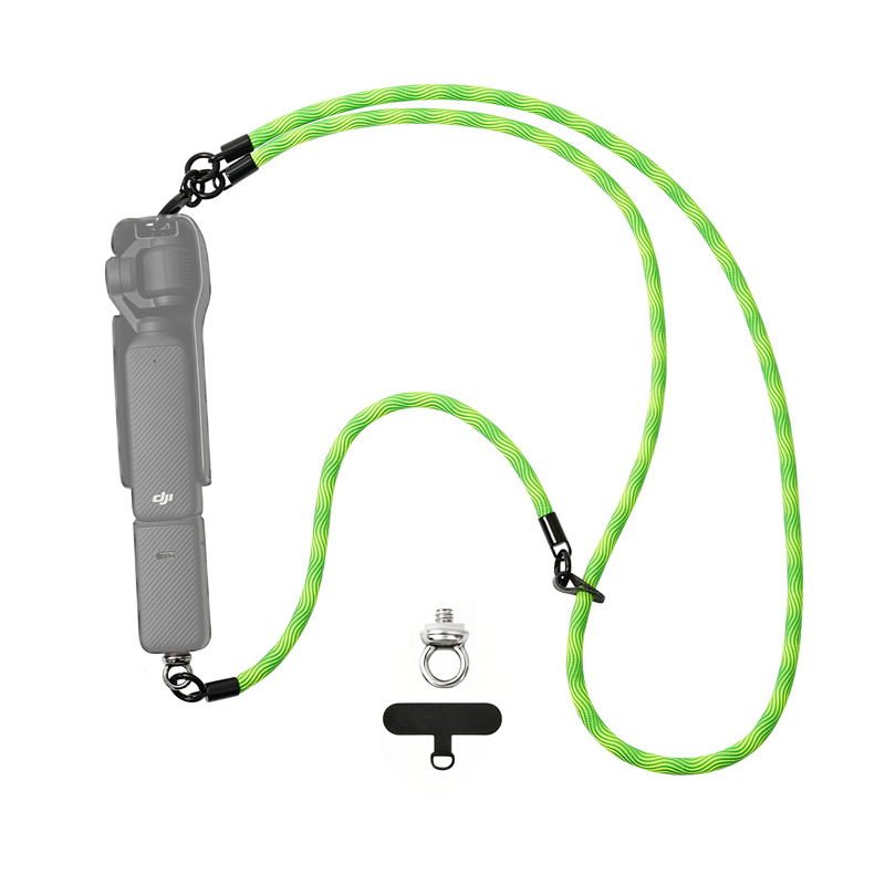 Camera Wrist Strap - Halsband- und Handgelenkschlaufe mit 1/4-Zoll-Schraubadapter für