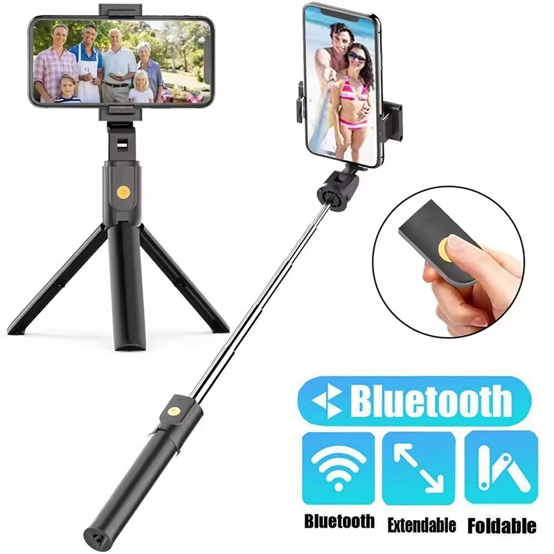 Photography Basics - Faltbares, kabelloses Selfie-Stativ mit Fernbedienung, ausziehbares,